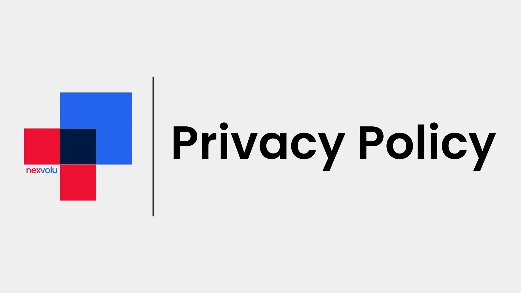 Nexvolu privacy policy
