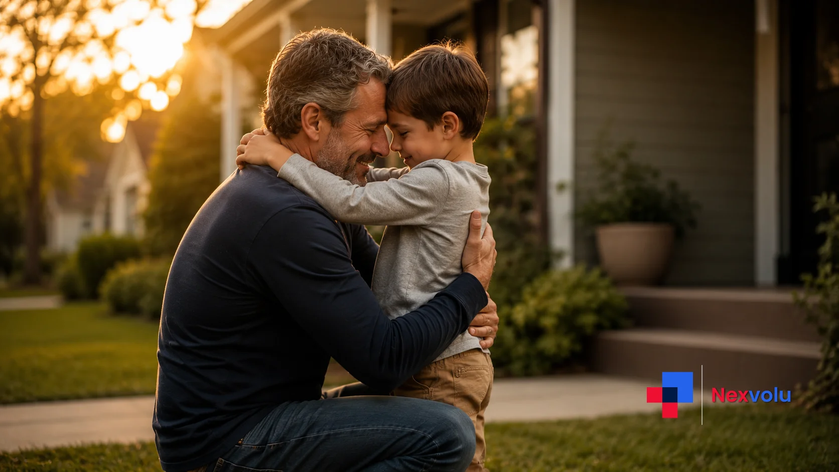 Father reuniting with his rescued son, the emotional payoff of I Will Find You