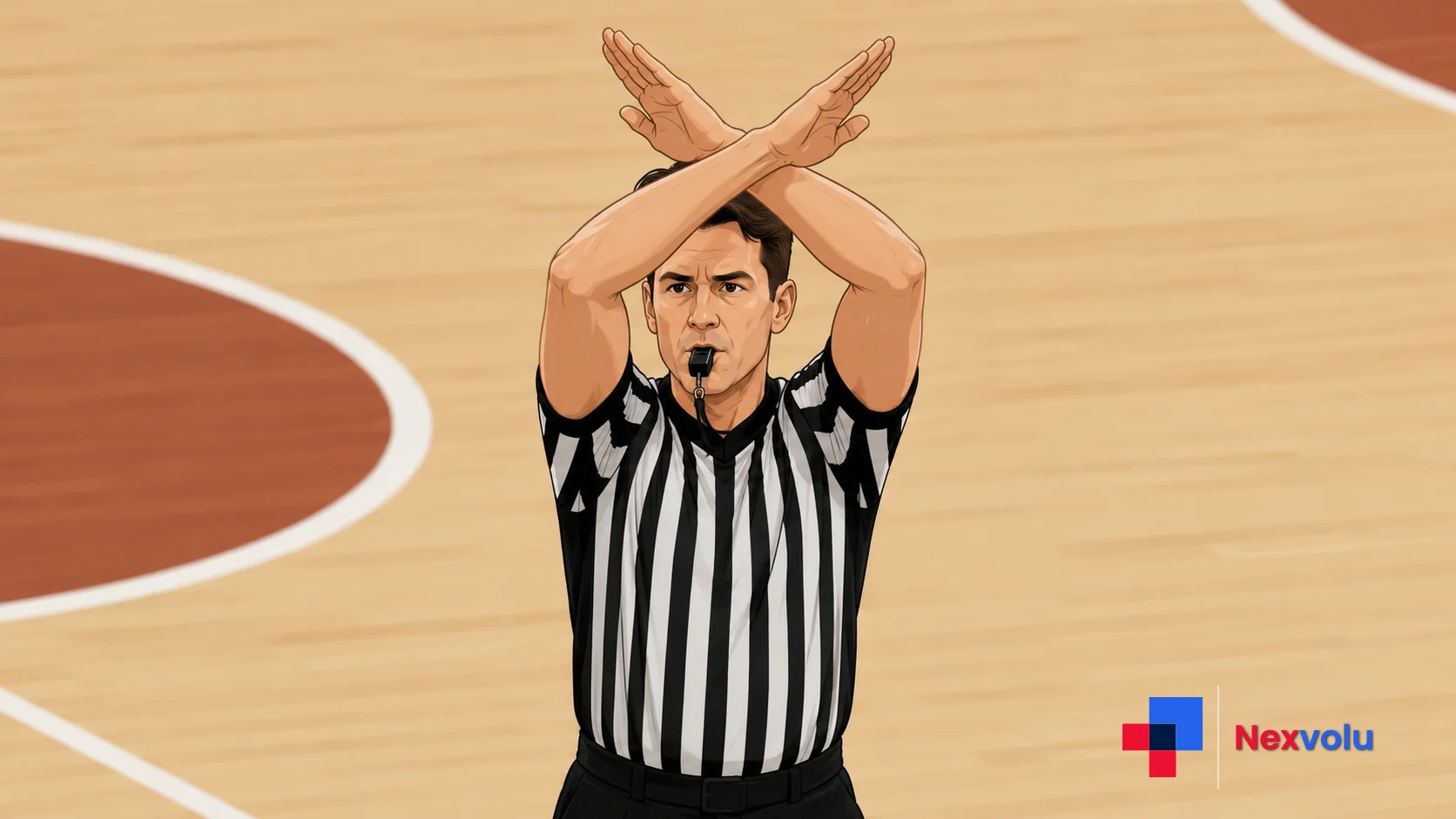 Infographic explaining WNBA flagrant and technical foul rules in the officiating debate