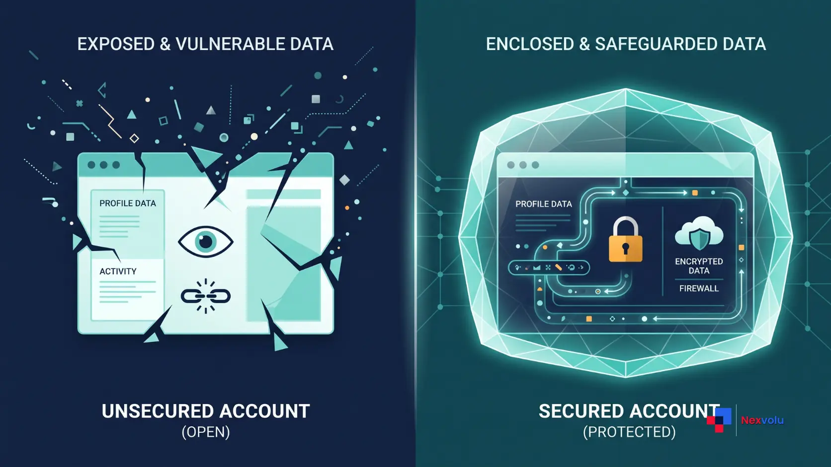 Comparison chart of enterprise versus consumer AI accounts showing data retention and admin visibility