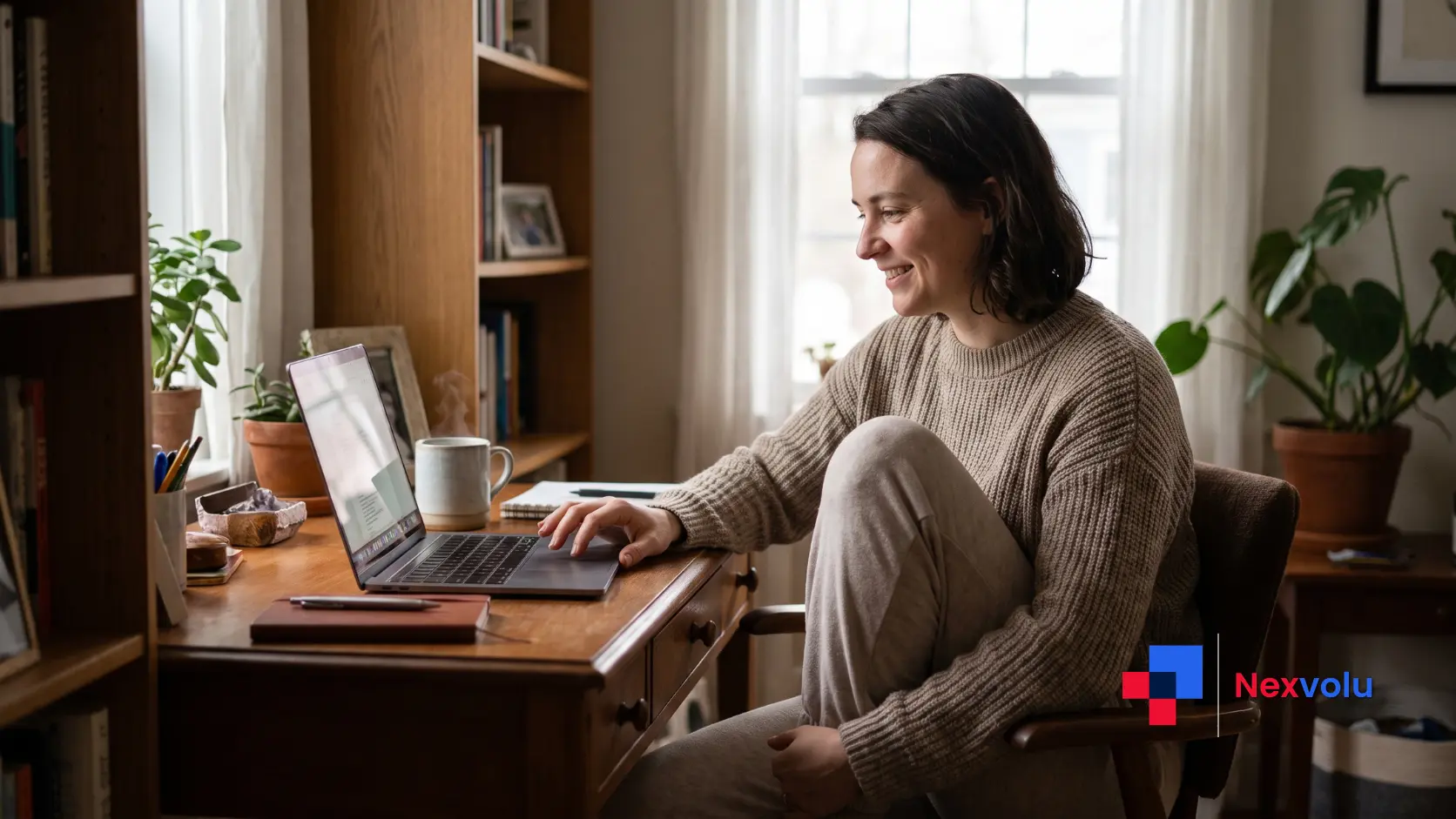 Person confidently choosing the right GPT-5.6 tier on a laptop at home