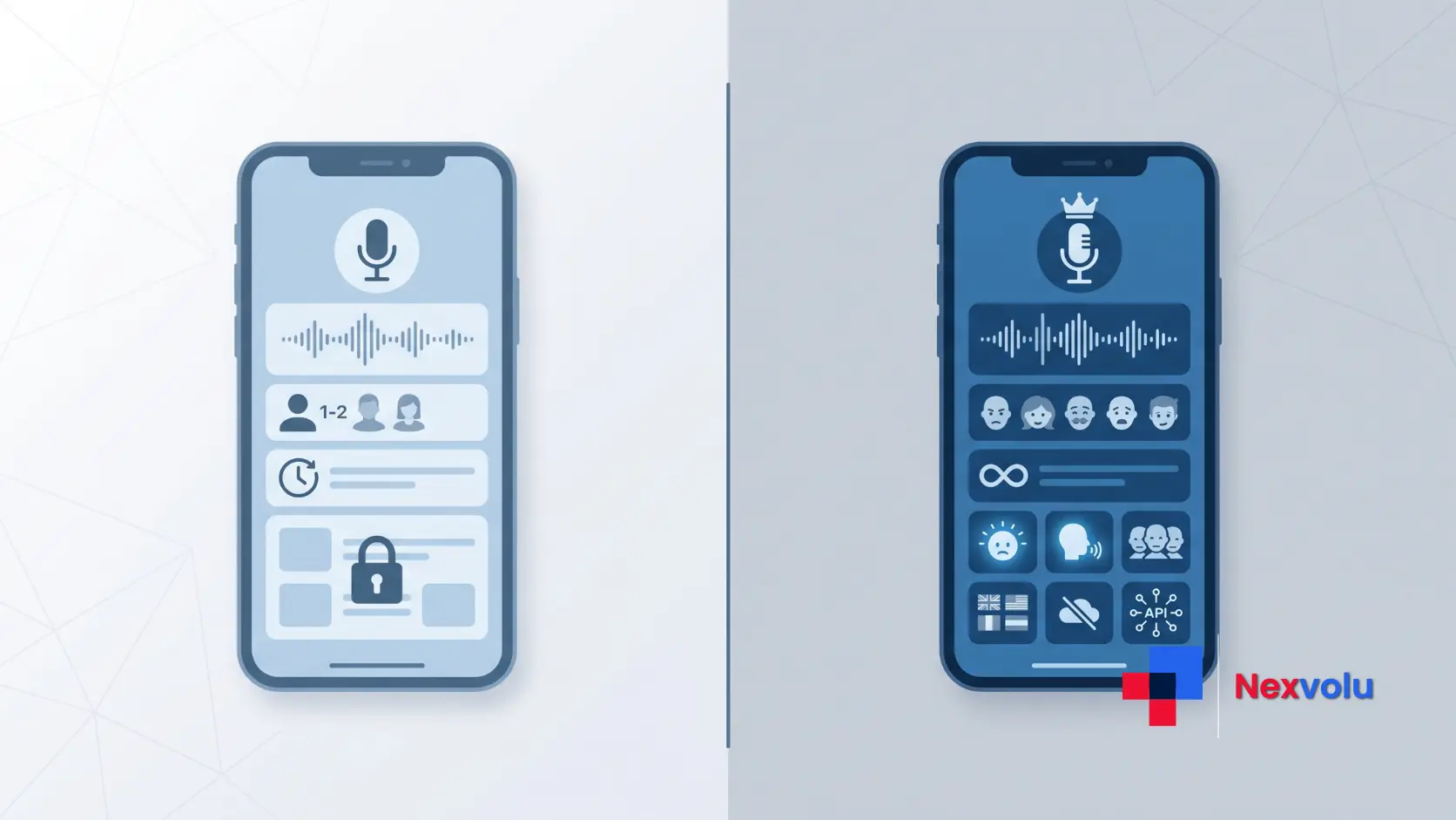 Comparison chart of GPT-Live-1 versus GPT-Live-1 mini for free and paid ChatGPT users