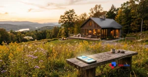 Luxury Hudson Valley resort cabin symbolizing the OpenAI influencer trip backlash of 2026