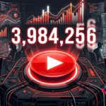 Rising YouTube view counter illustrating the August 24 view count change